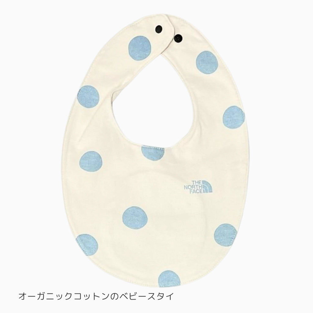 【ベビースタイ・タオル2枚組のギフトセット】ザ・ノース・フェイス　ベビーパッカブルアニマルグラフィックビブ＆ネイチャーダイハンドタオルセット