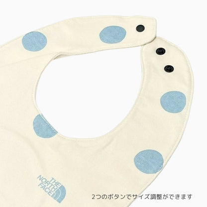 【ベビースタイ・タオル2枚組のギフトセット】ザ・ノース・フェイス　ベビーパッカブルアニマルグラフィックビブ＆ネイチャーダイハンドタオルセット